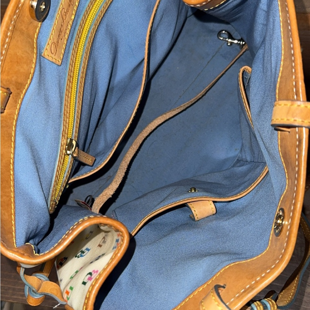 Vintage (2008) Dooney & Bourke Colorful Logo Tote - Picture 3 of 3